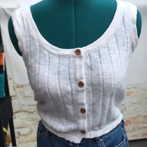 Roxy Women's Be Sensational Buttoned Knit Lightweight Sweater Tank